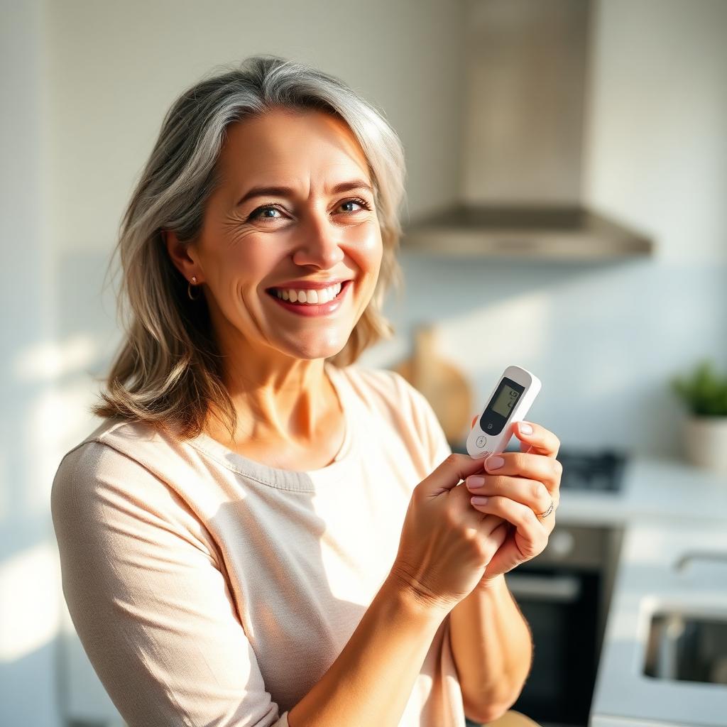 Woman experiencing better daily energy with Sugar Drop